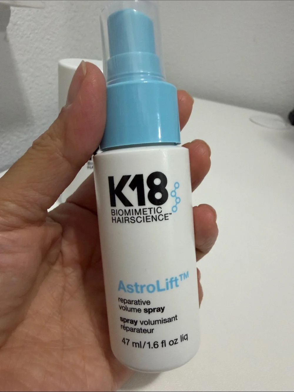 K18 AstroLift Reparative Volume Spray & K18 Leave-In Repair Mask
